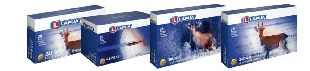 Buy 2, Get 1 Free on all Lapua Naturalis lead-free hunting ammunition and projectile