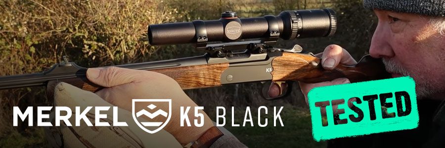 Merkel K5 single shot rifle - Extreme Black - Test and Deer Hunt